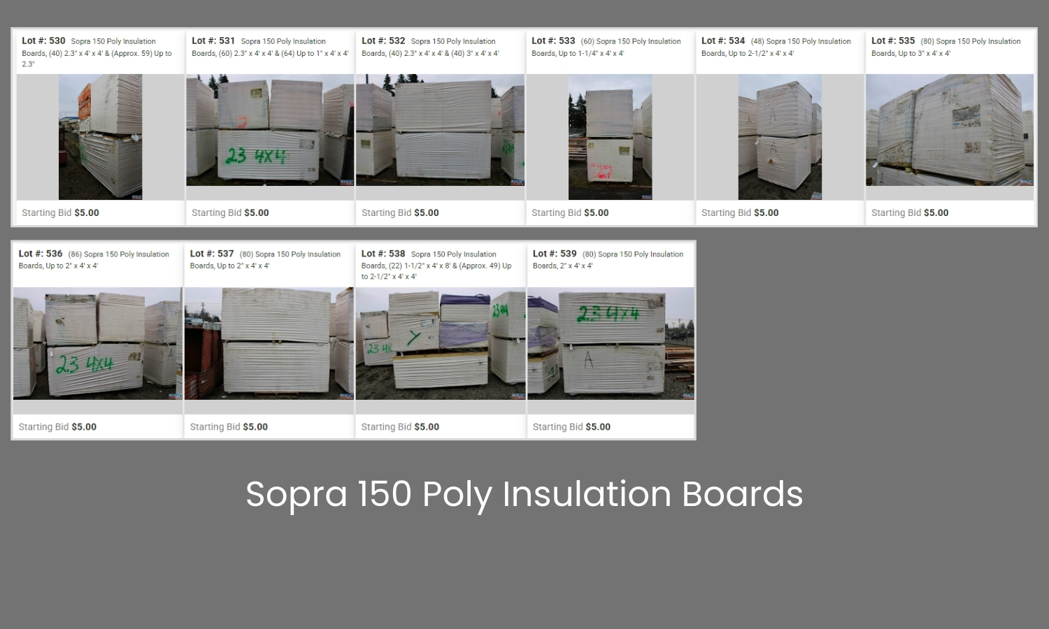 Sopra 150 Poly Insulation Boards